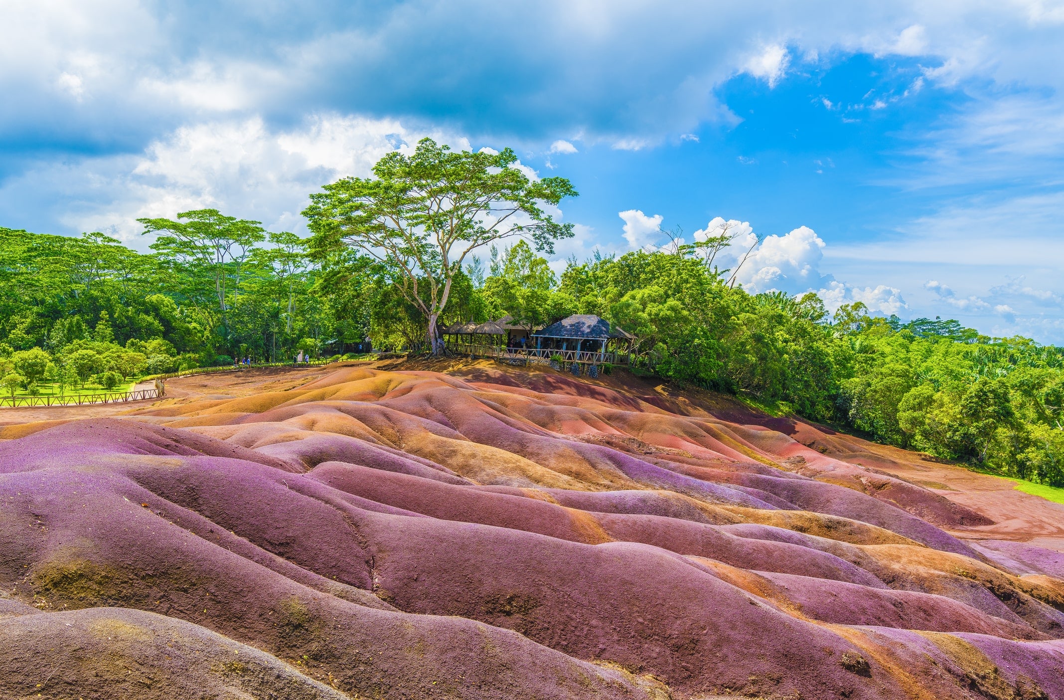 Seven Coloured Earths, Chamarel, Mauritius